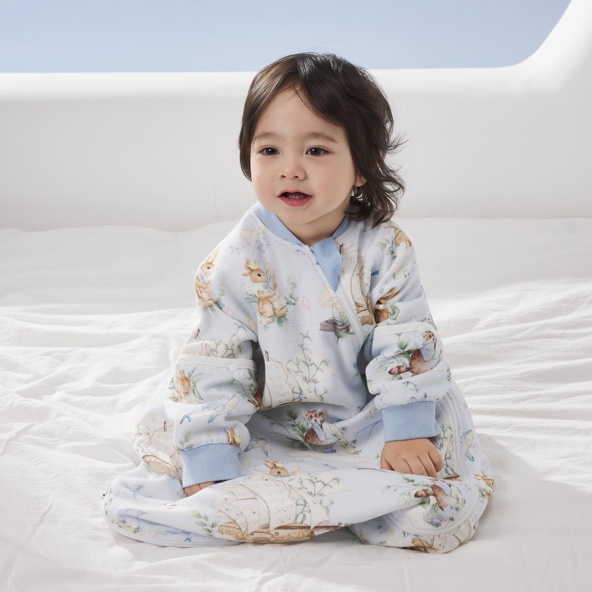 6-Layer Front 4-Layer Back Muslin Roomy Sleep Sack